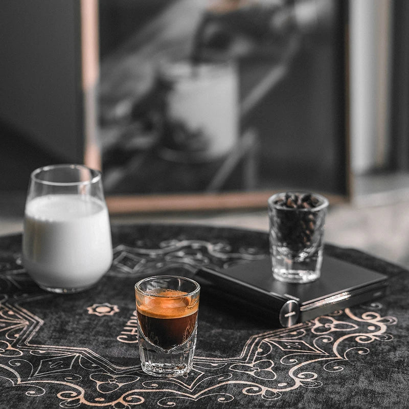 Espresso Glass Measure Cup 10-50ml Shot Jigger Cocktail Beaker