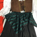 Pirate Costume For Adults Jack Sparrow Captain Caribbean Cosplay Set