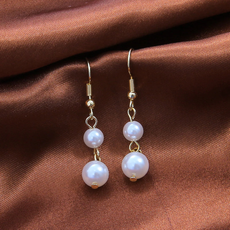 Glass Imitation Pearls Beads Round Loose For Jewelry Making