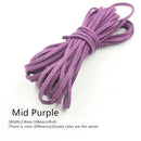 3MM 5M Faux Suede Leather Cord Flat Velvet Beading Thread Cord