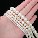 Glass Imitation Pearls Beads Round Loose For Jewelry Making