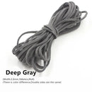 3MM 5M Faux Suede Leather Cord Flat Velvet Beading Thread Cord