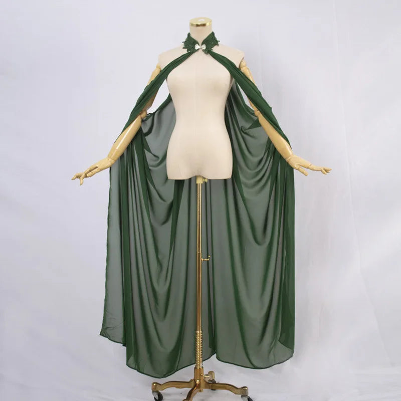 Medieval Cape Hooded Cloak Unisex Mantle Wicca Wizard Costume