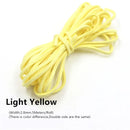 3MM 5M Faux Suede Leather Cord Flat Velvet Beading Thread Cord