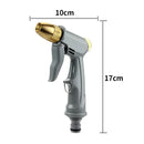 Portable High Pressure Water Gun Adjustable Metal Car Wash Hose Nozzle