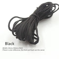 3MM 5M Faux Suede Leather Cord Flat Velvet Beading Thread Cord