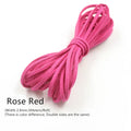 3MM 5M Faux Suede Leather Cord Flat Velvet Beading Thread Cord