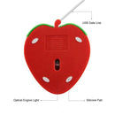 3D Mini Wired USB Mouse Cute Strawberry Cartoon Optical Mouse