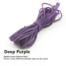 3MM 5M Faux Suede Leather Cord Flat Velvet Beading Thread Cord