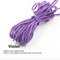 3MM 5M Faux Suede Leather Cord Flat Velvet Beading Thread Cord