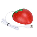 3D Mini Wired USB Mouse Cute Strawberry Cartoon Optical Mouse