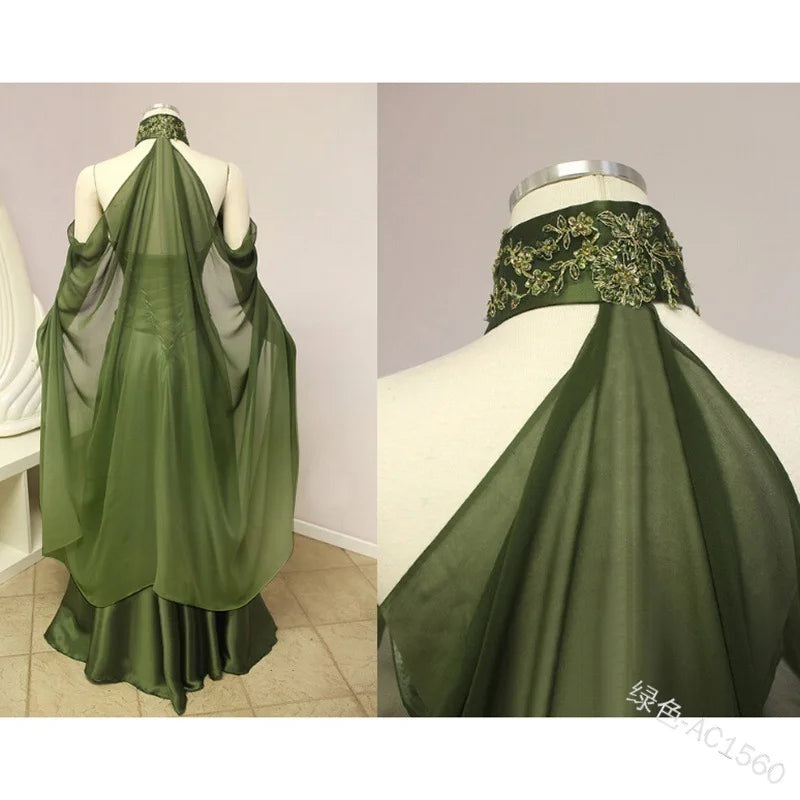 Medieval Cape Hooded Cloak Unisex Mantle Wicca Wizard Costume