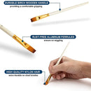 10Pcs Nylon Paint Brushes Set For Acrylic Oil Watercolor Painting