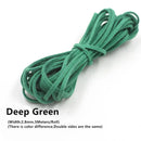 3MM 5M Faux Suede Leather Cord Flat Velvet Beading Thread Cord