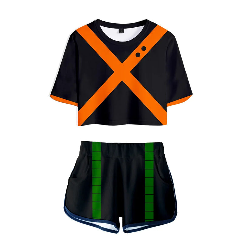 My Hero Academia Cosplay Costume Girls Todoroki Uraraka Bakugou Suits