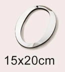 3D Silver English Letters Wall Stickers Acrylic Mirror Home Decor