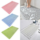 Anti Slip Bath Mat With Drain Holes Antibacterial Rubber Shower Mat
