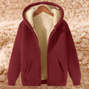 Men's Winter Jackets Fleece Lined Hooded Thermal Zip Up Coat