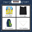 Cyberpunk Edgerunners Lucy Cosplay Costume Bodysuit Jacket Wig Set