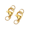 20 Sets Stainless Steel Lobster Clasps With Jump Rings Various Sizes