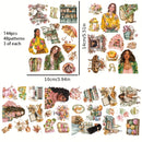 Autumn Theme Stickers 117 To 144pcs For Scrapbooking And Crafts