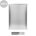 50Pcs Holographic Bubble Mailer Rose Red Padded Envelopes For Shipping