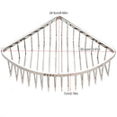 Stainless Steel Shower Corner Basket Wall Mounted Bathroom Storage Organizer