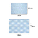 Anti Slip Bath Mat With Drain Holes Antibacterial Rubber Shower Mat
