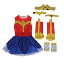 Wonder Woman Kids Costume Deluxe Child Superhero Halloween Dress Up