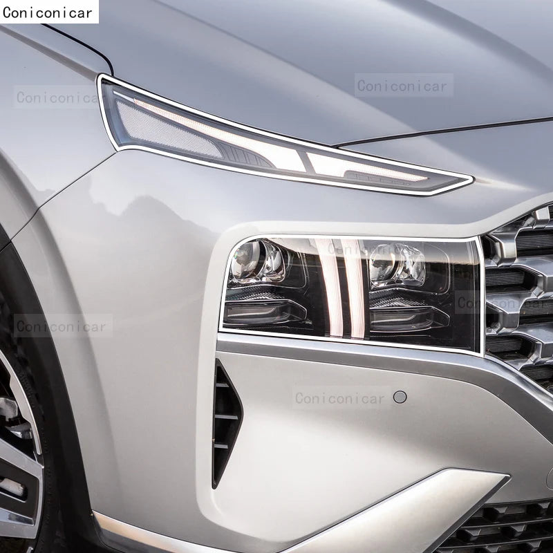 HYUNDAI SANTAFE Headlight Protective Film Transparent TPU Scratch Guard