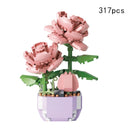Flower Building Blocks 13 Styles Rose Lavender Lily Tulip DIY Ornaments