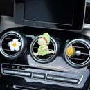 Car Vent Aromatherapy Clip Cute Cartoon Ice Cream Girl Design