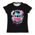Girls Kawaii Stitch T-shirt Toddler Cartoon Tee Summer Short Sleeve
