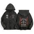 Darc Wolves Cotton Zip Up Hoodies For Men And Women Casual Jacket