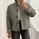 Women Padded Jacket Leopard Print Cotton Quilted Warm Puffer Coat