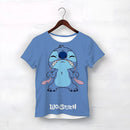 Girls Kawaii Stitch T-shirt Toddler Cartoon Short Sleeve Tee