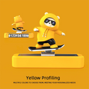 Car Dashboard Decoration Skateboard Bear Magnetic Number Plate