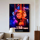 B-BLACK Mirror Wall Poster Self Adhesive For Bedroom Living Room Office