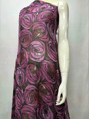 Silk Chiffon Fabric Soft Printed Tulle Lace For Sewing Dresses 3.5 Meters