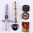 Kids Pirate Costume With Hat Mask For Birthday Halloween Party