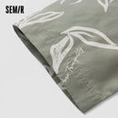 Semir Men's Short Sleeve Shirt Summer Beach Resort Loose Fit