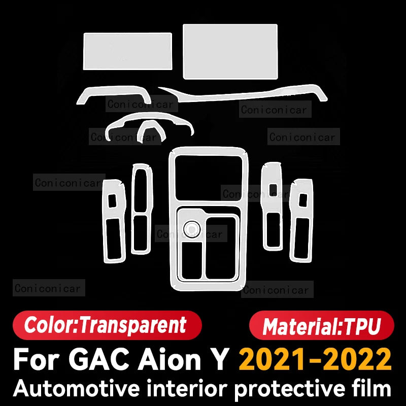 GAC Aion Y Plus Dashboard Protective Film Scratch Resistant Interior