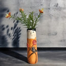 Bohemian Girl Face Resin Art Sculpture Vase For Indoor Decoration