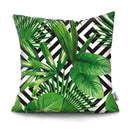 45x45CM Tropical Plant Parrot Sofa Cushion Cover Set Decorative