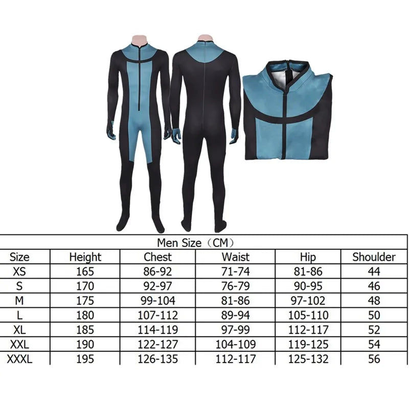 Omni Man Costume Nolan Grayson Jumpsuit Cloak Roleplay Suit