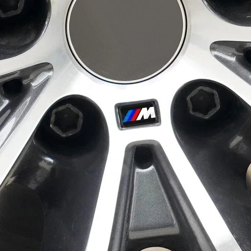 Carbon Fiber Steering Wheel Emblem 2 5 10 Pcs For BMW F30 F10 X5 X6