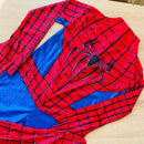 Kids Spider Superhero Costume Spandex Jumpsuit Halloween Party Set