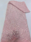 African Lace Fabric Beaded Embroidery French Tulle Wedding Dress Sew