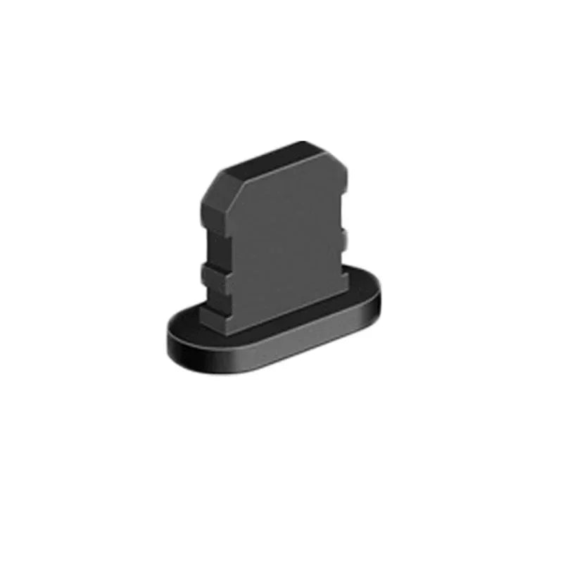 Charging Port Dust Plug With Cleaning Brush For IPhone Samsung Xiaomi