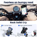 Rgnae Universal Bike Phone Holder 360 Degree Shockproof Mobile Stand